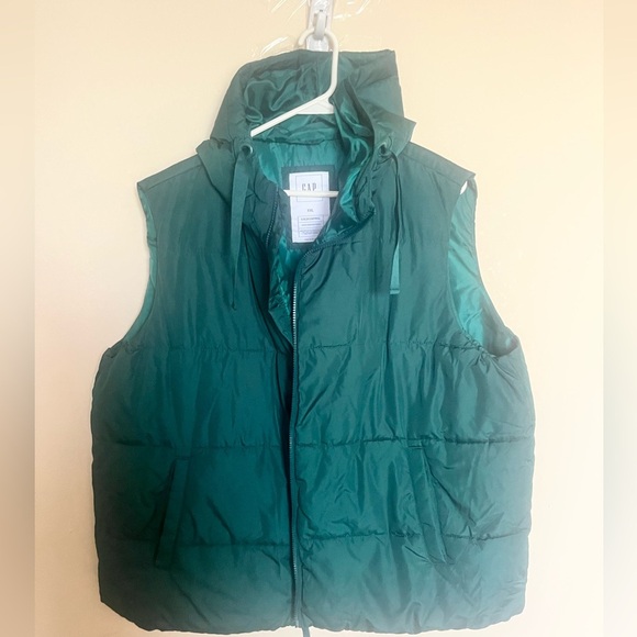 GAP Jackets & Blazers - GAP Forest Green ColdControl Vest